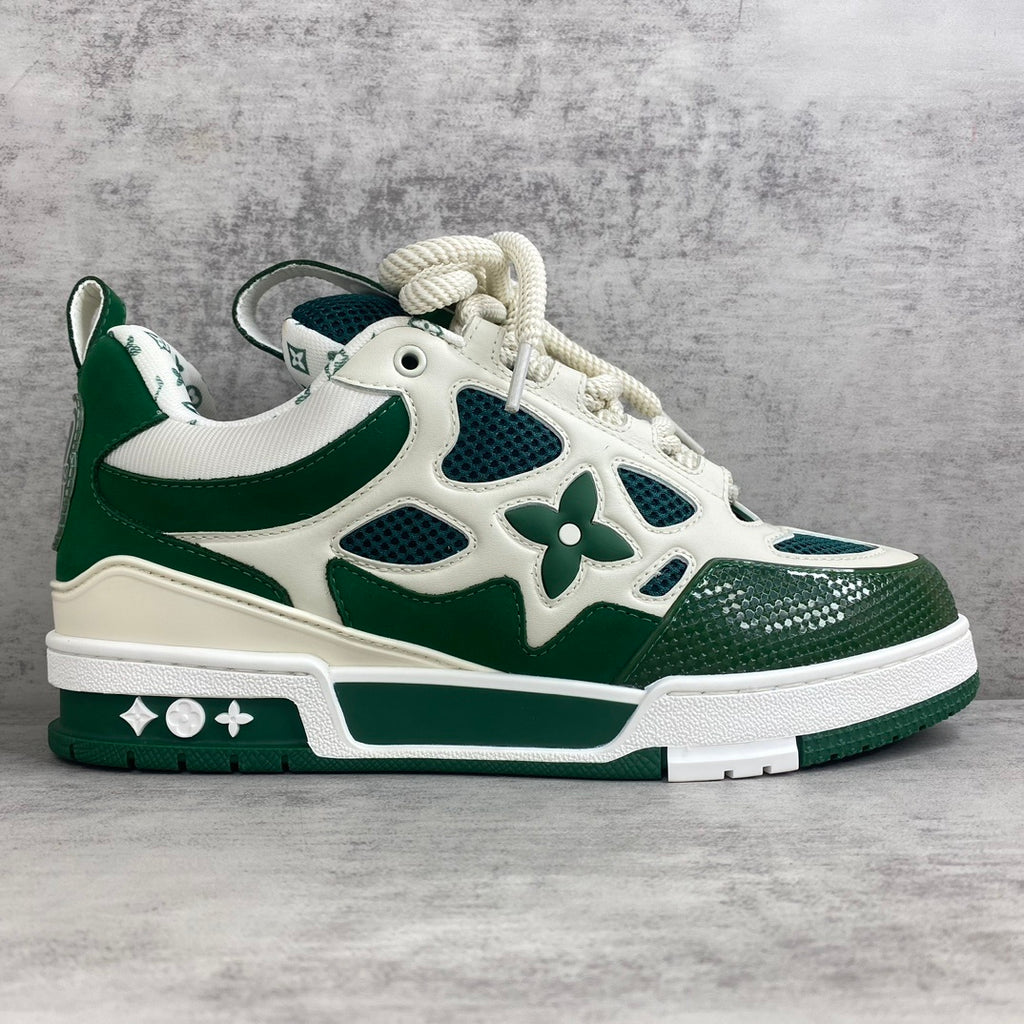 Grüner Luxus-Skate-Sneaker