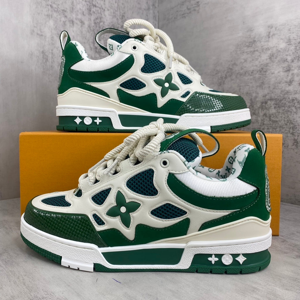 Grüner Luxus-Skate-Sneaker